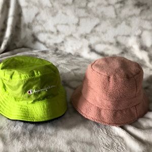 2 bucket hats! One is reversible